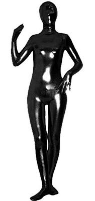 VSVO Unisex Baby Shiny Spandex Skin-tight Full Bodysuit Zentai Costume  (XX-Large, Black) - Yahoo Shopping