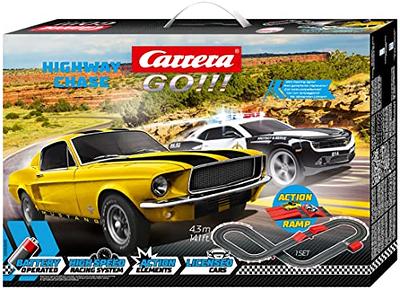 Carrera GO!!! Battery Operated 1:43 Scale Slot Car Racing Toy Track Set  with Jump Ramp for Kids Ages 5 Years and Up, Highway Chase - Yahoo Shopping