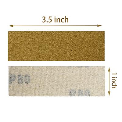 Mouse Detail Sandpaper 70Pcs 12 Hole Mouse Sander Sanding Pads for Black  Decker Mouse Sander Hook and Loop Assorted 40 60 80 120 150 220 400 Grit  Gold Aluminum Oxide Anti-Clogging Palm Sander Paper 