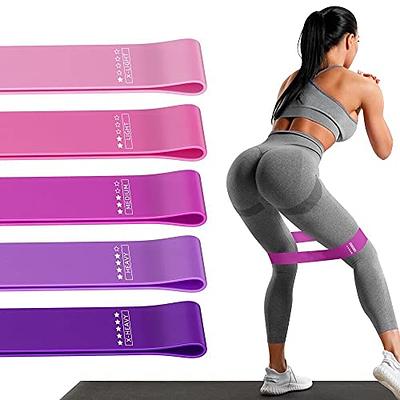 Resistance Bands, Exercise Workout Bands for Women and Men, 5 Set of  Stretch Bands for Booty (Colorful) : : Sports & Outdoors