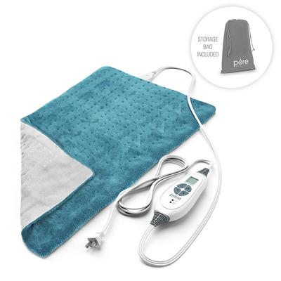 Pure Enrichment WeightedWarmth 3-in-1 Back & Neck Heating Pad, Grey