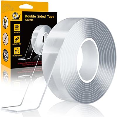 XEHAHOSH 3 Rolls Thin Double-Sided Tape for Crafts Arts