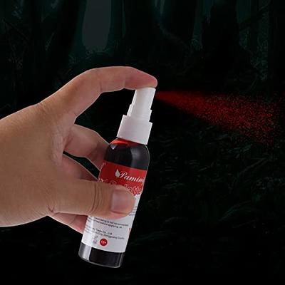 Yeweian Halloween Fake Blood 6.76Oz/200ML Realistic Effects Squirt Blood  Washable Fake Blood for Clothes Easy Dry Flow Liquid Blood for Eye Blood  Drops Halloween SFX Makeup for Zombie Vampire and Monster Cosplay