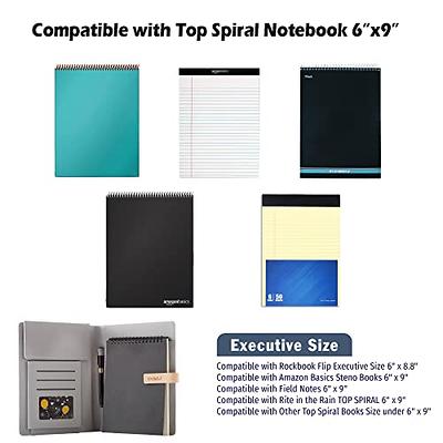 leather flip notebook cover case for Rocketbook Notepad mini size