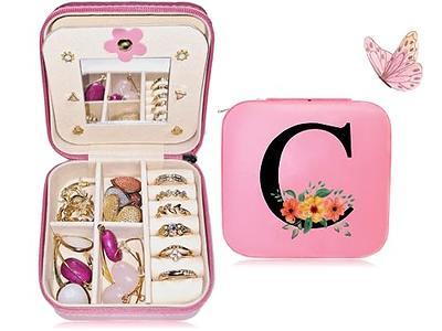 Hair Accessories Organizer  Pink Hair Accessory Jewelry Box For