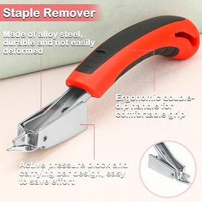 Staple Remover Heavy Duty Construction,Staple Puller Heavy Duty Staple  Remover for Furniture, Carpet, Wooden Case,Canvases Interior Decoration and