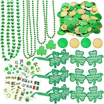 2 Pieces Valentine's Day St. Patrick's Day Wood Bead Garlands with