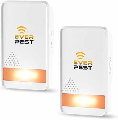 Ultrasonic Pest Repeller Plug in 2 Pack Repellent Control - Get Rid of  Mosquito, Mice, Cockroach Spider