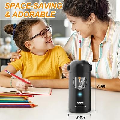 Electric Pencil Sharpener Heavy Duty, 6 Holes, Auto Stop AFMAT Pencil  Sharpeners for School, Classroom Electric Sharpener for 6-11mm Pencils,  7000