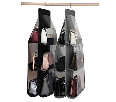 Hanging Handbag Purse Organizer, Dust-proof Purse Bag Storage Holder For Wardrobe  Closet - Temu