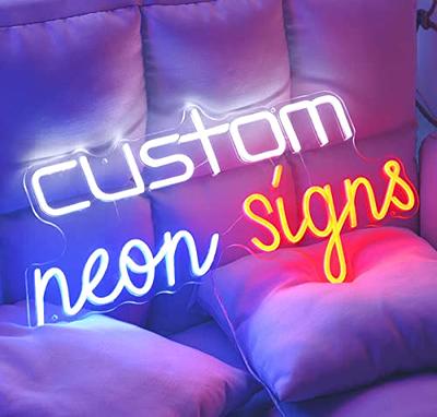 Custom Neon Signs for Wall Decor, Personalized Neon Sign Customizable LED  Neon Signs for Bedroom Wedding Party Bar Cafe Business Logo Salon Birthday  Gift Women Name Neon Light - Yahoo Shopping