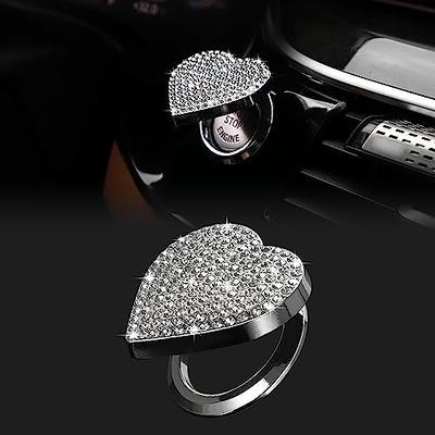 1pc Car Decoration Creative Personalized Silver Rhinestone