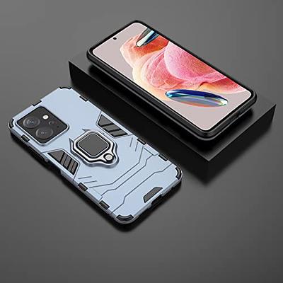  Compatible with Xiaomi Poco X5 Pro 5G / Redmi Note 12 Pro 5G  Case Kickstand with Tempered Glass Screen Protector [2 Pieces], Hybrid  Heavy Duty Armor Dual Layer Anti-Scratch Phone Case
