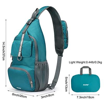 WATERFLY Sling Bag Crossbody Backpack: 7L Packable Lightweight Over  Shoulder Daypack Chest Pack 