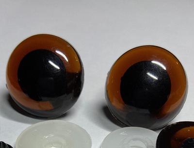 1 PAIR 40mm Clear Plastic eyes, Safety eyes, Animal Eyes, Round eyes