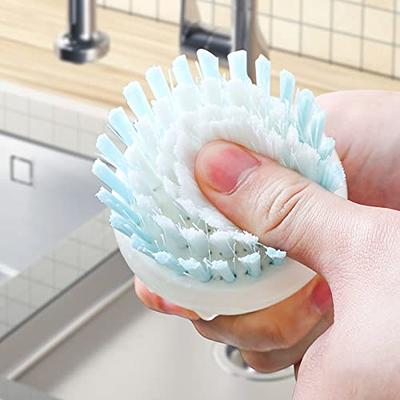 2Pcs Stainless Steel Wool Scrubber with Handle, Heavy Duty Pot Scrubbers  Dish Scrubber Cleaning Brush Wash for Dish, Stainless Steel Scrubbing  Brushes Cleaning Supplies for Pots, Pans, Grills, Sink - Yahoo Shopping