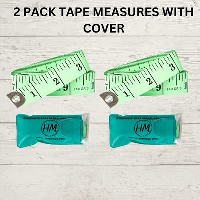 Pack of 5 Flexible Tape Measure, Accurate Dual Scale Standard & Metric  Measurements Tape,Soft Measuring Tape for Body, Weight Loss Sewing Tailor  Craft