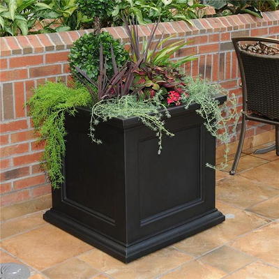 Fairfield 48in Elevated Garden Bed - Black