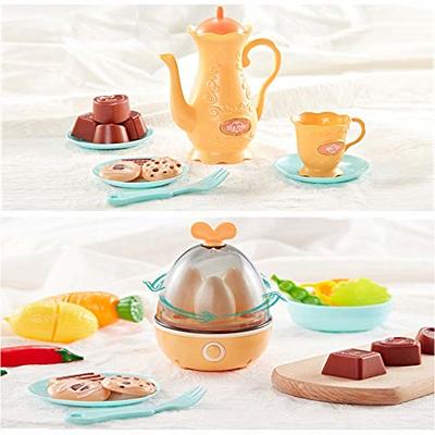 Pillowhale Wooden Toy Pots and Pans Cookware Playset for Kids  Kitchen,Toddler Cooking Set,Pretend Play Kitchen Accessories for Toddlers  Boys Girls