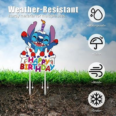 milomelo 6pcs Stitch Birthday Decorations Yard Signs with Stakes, Lilo and Stitch  Party Supplies for Indoor Outdoor Lawn Garden Party Decor for Stitch Party, Stitch  Party Decorations for Yard Signs - Yahoo