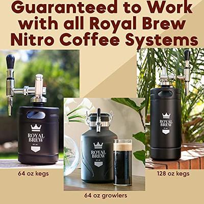 Royal Brew 24 Pack Nitrous Oxide Chargers for Nitro Cold Brew - Whipped  Cream Charger - N2O Cartridges - Works With All Royal Brew Nitro Coffee  Systems - Yahoo Shopping