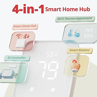 SwitchBot Smart Switch Button Pusher with SwitchBot Hub 2 - WiFi Thermometer  Hygrometer, IR Remote Control, Smart Remote and Light Sensor, Compatible  with HomeKit, Alexa&Google Assistant - Yahoo Shopping