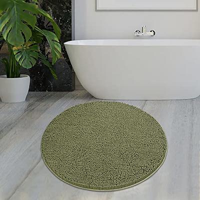 KMAT Luxury Bathroom Rugs Bath Mat,20x59, Non-Slip Fluffy Soft Plush  Microfiber Shower Rug, Machine Washable Carpet Quick Dry Ultra Shaggy Bath  Mats for Bathroom, Tub and Shower, Green-Grey - Yahoo Shopping