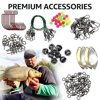 Cheap 263pcs Fishing Accessories Set with Tackle Box Including Plier Jig  Hooks Sinker Weight Swivels