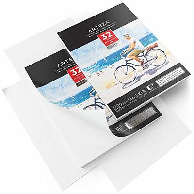 Arteza Watercolor Paper Pad, 9x12 inch, Pack of 2 (32 Sheets Each), Cold  Pressed Watercolor Sketchbook, 140lb/300gsm Acid Free Watercolor Paper, Art  Supplies for Watercolors & Mixed Media Drawing - Yahoo Shopping