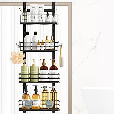 Boardiology Wall Mounted Shower Caddy, Bathroom Countertop Organizer,  Golden Self Adhesive Shower Shelves with Two Tiers Storage, Make Up Perfume  Skincare Organizer, Kitchen Storage Product - Yahoo Shopping