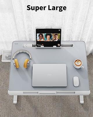 SAIJI Laptop Bed Tray Table, Laptop Computer Lap Desk for Bed