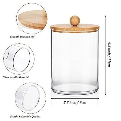 Stock Your Home 1 Gallon Clear Plastic Jars with Lids (2 Pack) 128 oz Wide  Mouth Large Jar with Lid, Big Container for Candy, Cookies, Arts & Crafts