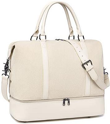 Weekender Bag with Shoe Compartment, Laptop Sleeve