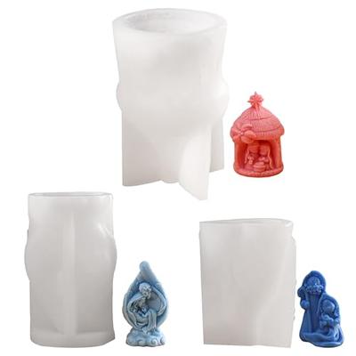 MOEYURO Valentine's Day Resin Molds for Lantern Love Resin Molds