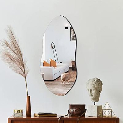 Delma Irregular Wall Mirror for Wall, Entryway, Bedroom, Asymmetrical Mirror  with Hooks, Cloud Mirror, Aesthetic Mirror,Frameless Mirror - Yahoo Shopping