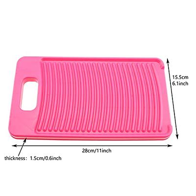 Mini Washboard E-outstanding Rose Red Plastic Antiskid Washing Clothes  Board Household for Hand Washing Clothes and Small Items - Yahoo Shopping