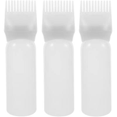 3pcs Root Comb Applicator Bottle Hair Oil Applicator Bottle Hair