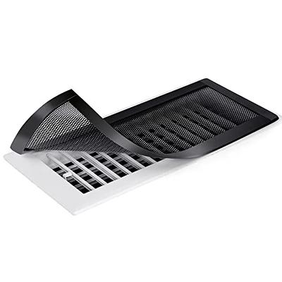 Floor Register Vent Cover 5.5x12, Air Vent Screen Cover Magnetic Vent  Covers for Ceiling Vent Register PVC Mesh Cover for Home Ceiling/Wall/Floor