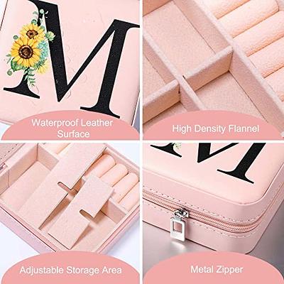 Parima Teen Girl Gifts Trendy Stuff for Girls, Pink Small Jewelry Box  |Travel Jewelry Box for Girls | Personalized Birthday Gifts for Girls  Jewelry