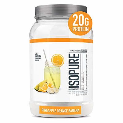 Isopure Protein Powder, Clear Whey Isolate Protein, Post Workout Recovery Drink  Mix, Gluten Free with Zero Added Sugar, Infusions- Pineapple Orange Banana,  36 Servings - Yahoo Shopping