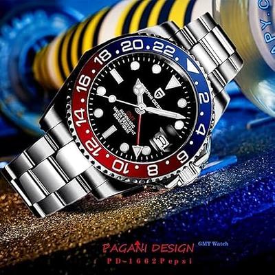 Pagani Design Mens Sapphire Glass Chronograph Stainless Steel Waterproof  Luminous Watch Japanese Movement Men Quartz Watch Watch for Men