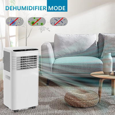 Portable Room Air Conditioner with Dehumidifier Mode 8,000 BTU