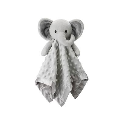 Baby Shower Gifts, Baby Girl Gifts Set Newborn Blanket Elephant Lovey Baby  Security Blanket Wooden Rattle Toy, Funny Bibs Socks & Greeting Card, New