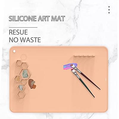 Silicone Mats for Crafts 2 Pack Large Silicone Craft Mat Nonstick Silicone  Sheet for Resin Jewelry Casting DIY Art Nail Painting Mat Multipurpose