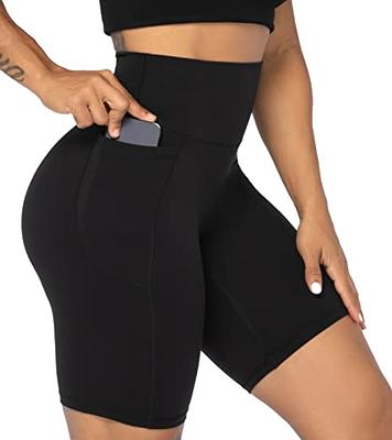 Sunzel 5 High Waist Biker Shorts for Women No Front Seam Soft Yoga Workout  Gym Bike Shorts Tummy Control Squat Proof Beige at  Women's Clothing  store