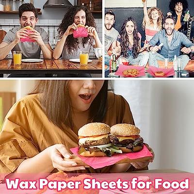 150 Pcs Easter Wax Paper for Food ,wrap Paper Sheets Sandwich Candy Cookies  Wraps for Easter