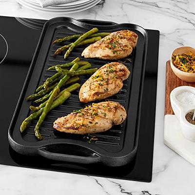 Tramontina Reversible Double Burner Grill-Griddle- Black