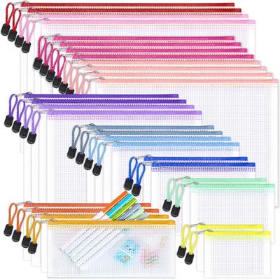 TrueLux 10 Pack Colored Mesh Zipper Pouch Bags, Double-Layer Nylon Puzzle  Building Block Sets Toy Storage & Organization, Breathable See Through A4  Zipper Pouch with Handle for School Office Games - Yahoo