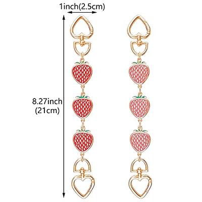 2 Pcs Strawberry Purse Strap Extender Gold Cute Bag Extender Chain  Strawberry Purse Chain Replacement Accessories Charms Decoration for Purse  Handbags Shoulder Bag (8.27 Inch, Heart Buckle) - Yahoo Shopping