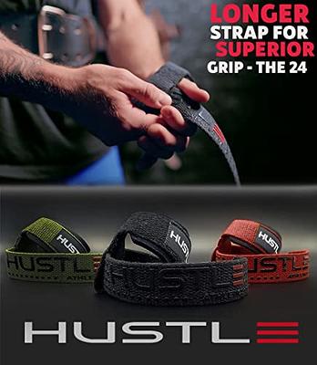  Hustle Lifting Straps Gym Wrist Wraps - The Best 24 Cotton Wrist  Straps for Weightlifting to Support Grip and Lift Heavier - Ultimate  Workout Deadlift Straps for Weight Lifting Men